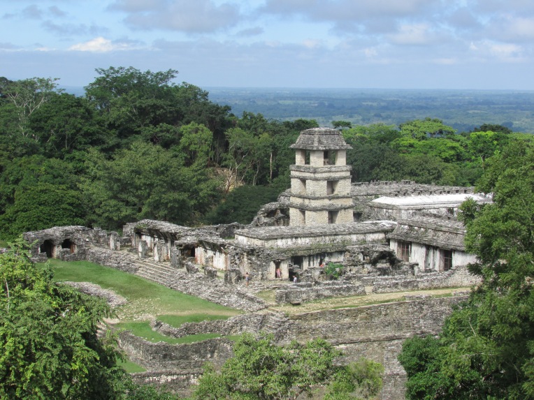 The amazing ruins in the jungle at Palenque