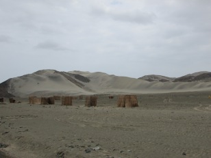 This random town had tiny houses littered amongst the desert